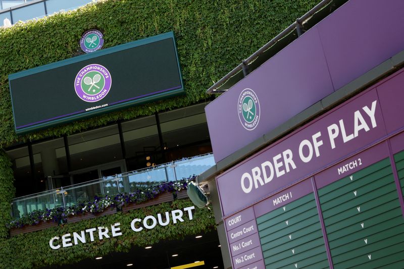 Tennis-Russian, Belarusian players to compete as 'neutrals' at Wimbledon after ban lifted