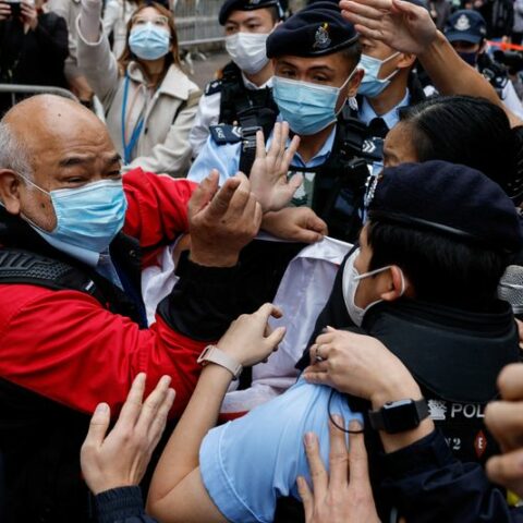 Hong kong rejects us report criticising crackdown on freedoms - photo licensed by shore news network.