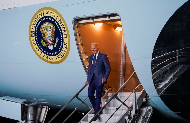 Biden arrives in Northern Ireland to mark peace deal anniversary