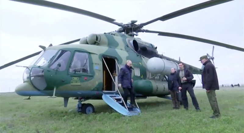 Putin visits two regions in Ukraine, Russia presses assault on Bakhmut