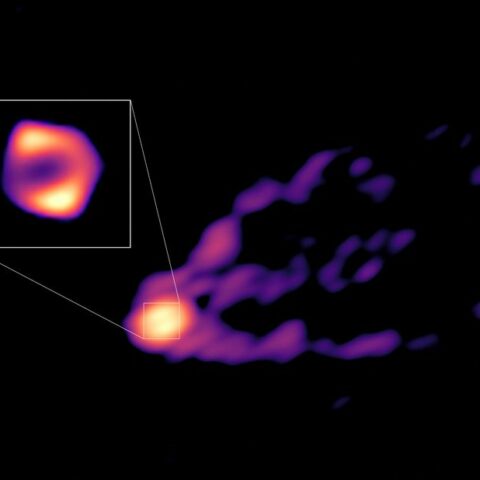 New image reveals violent events near a supermassive black hole - photo licensed by shore news network.