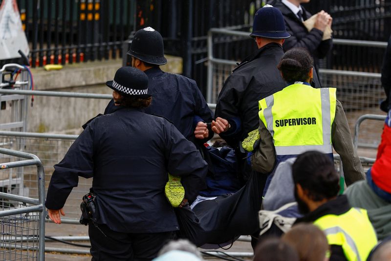 Police arrest 52 including republicans during King Charles' coronation