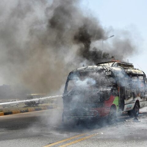 Pakistan to try ex-pm khan's violent supporters under army laws - photo licensed by shore news network.