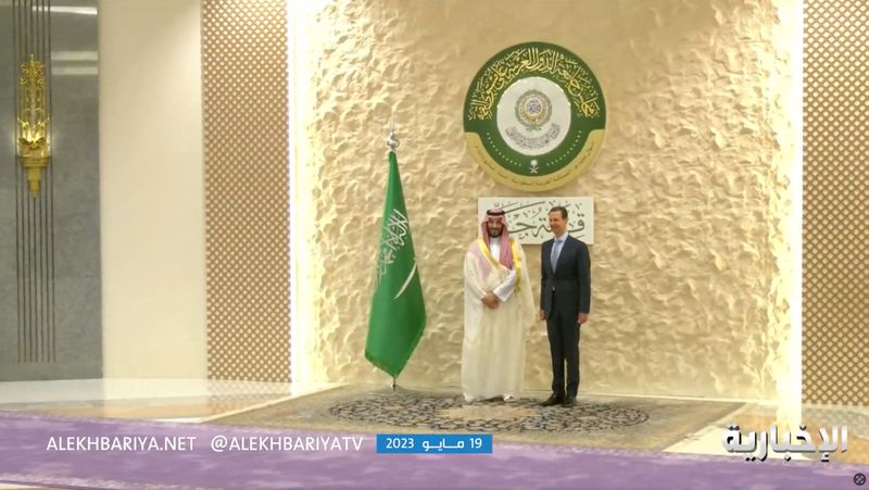 Syria's Assad wins warm welcome at Arab summit after years of isolation