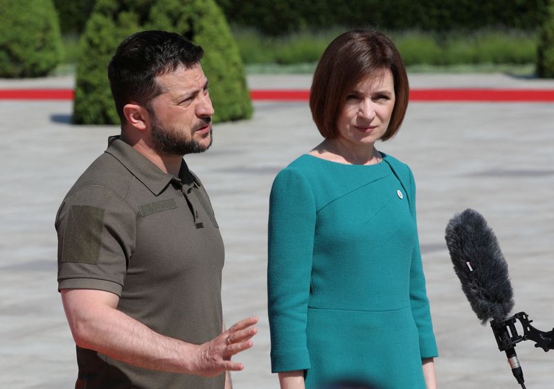 Visiting Moldova, Zelenskiy says Ukraine ready for NATO membership