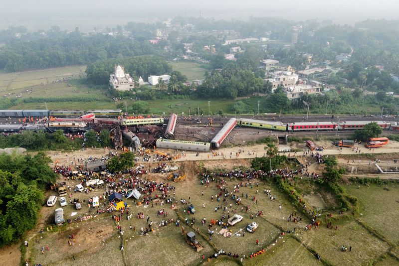India's worst train crash in decades kills at least 288