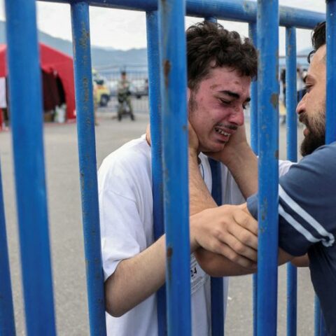 Emotional reunion amid despair as greece searches for shipwreck survivors - photo licensed by shore news network.