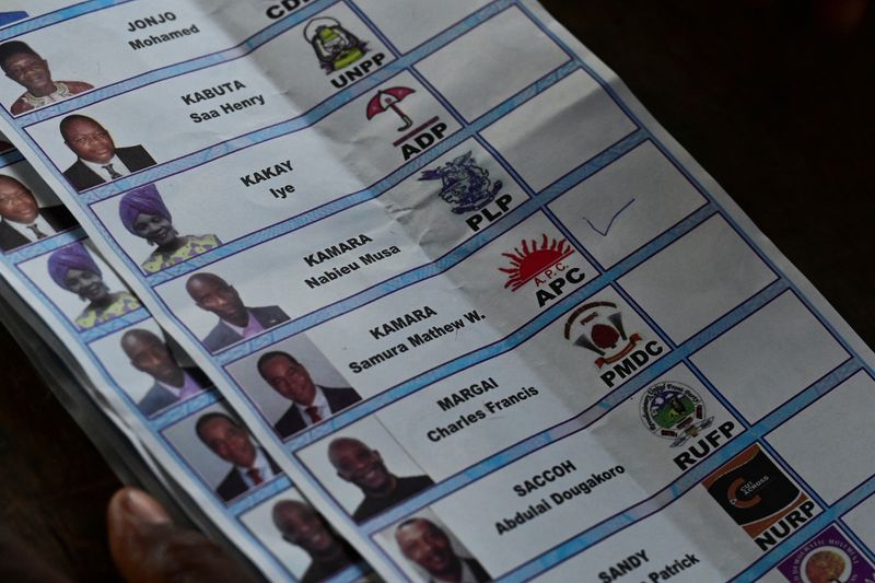 Sierra Leoneans vote in election with cost-of-living centre stage
