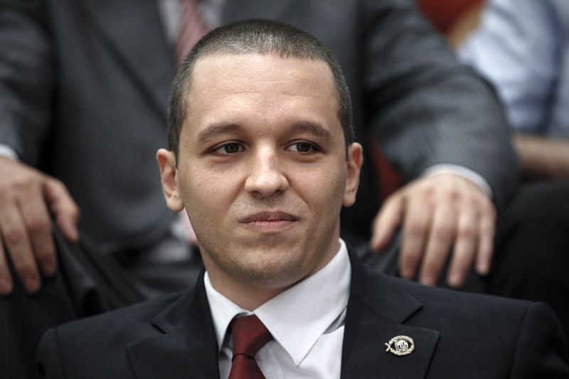 From behind bars, Greek far-right populist propels ultra-nationalists
