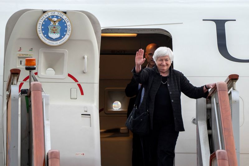 US's Yellen lands in China, hopes to thaw icy relations