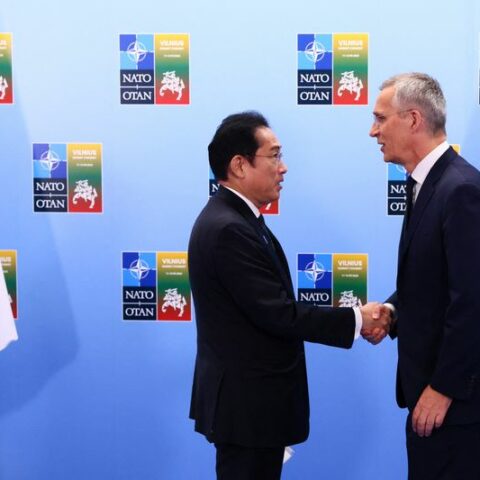 Japan and nato agree on new partnership programme at nato vilnius summit - photo licensed by shore news network.