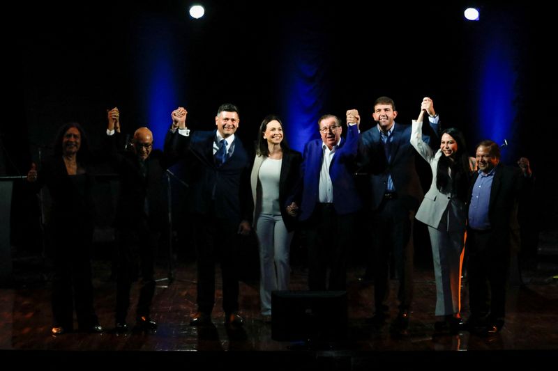 Venezuela presidential opposition hopefuls call for unity, private investment