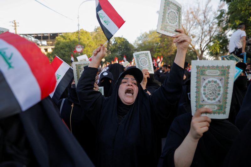 Iraqis protest over Koran desecration; Iran condemns Sweden