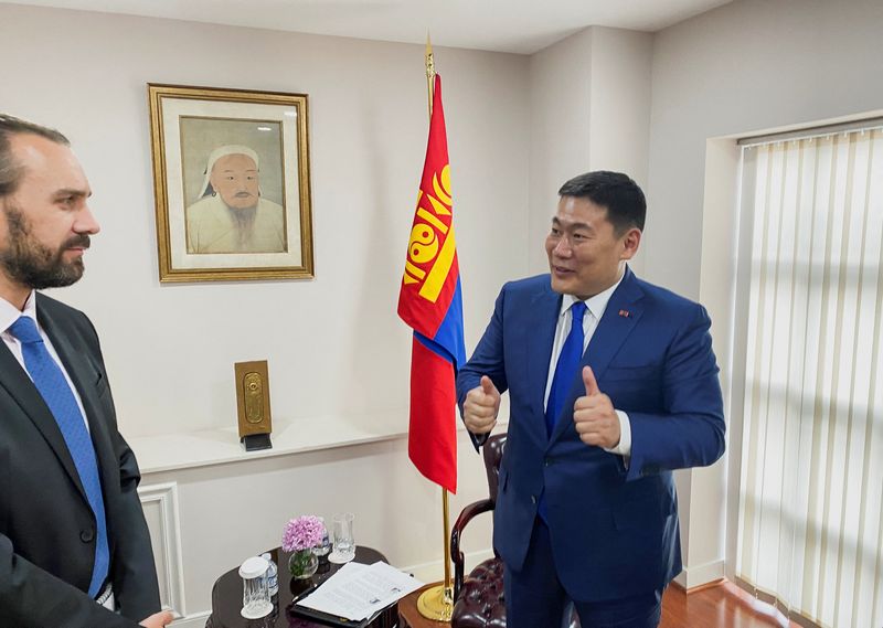 Exclusive-Mongolia to deepen cooperation with US on rare earths, PM says on Washington visit