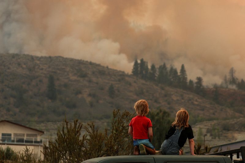 Canadian wildfire emissions double previous record as flames rage on