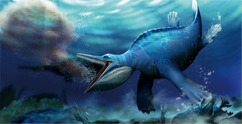 Long before whales, pioneering marine reptile was a filter-feeder