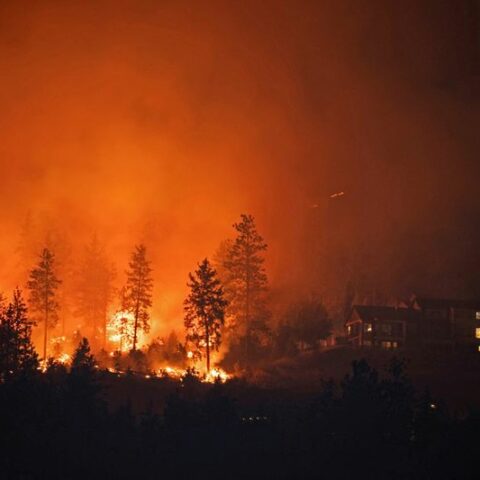 British columbia wildfires intensify, evacuation orders double - photo licensed by shore news network.