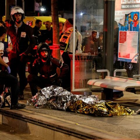 Man killed in rare clash between palestinian security forces and gunmen - photo licensed by shore news network.