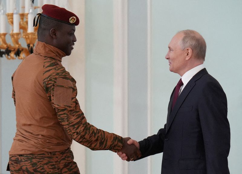 Burkina Faso says leader discussed possible military cooperation with Russian delegation
