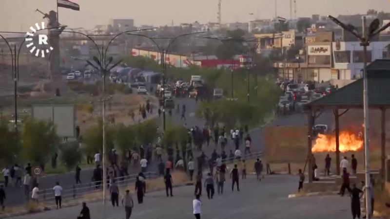 Iraqi security forces deploy in Kirkuk after four protesters killed in ethnic clashes