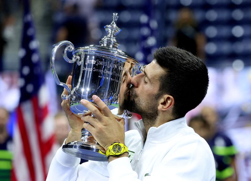 Tennis-Djokovic wins US Open for record equalling 24th Grand Slam