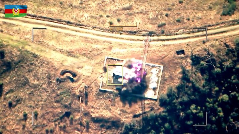 Azerbaijani forces strike Armenian-controlled Karabakh, raising risk of new Caucasus war