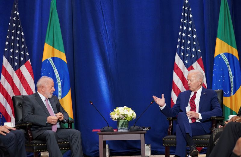 Biden, Brazil's Lula focus on dangers to democracy, aim to advance workers' rights