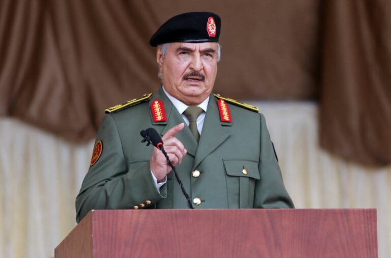 For libya's haftar, flood aftermath tests strongman image - photo licensed by shore news network.
