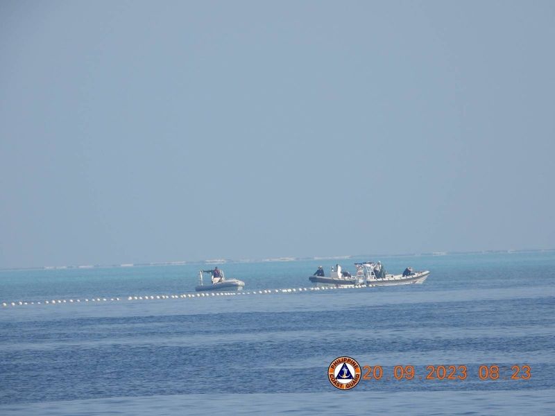 Philippines condemns Chinese 'floating barrier' in South China Sea