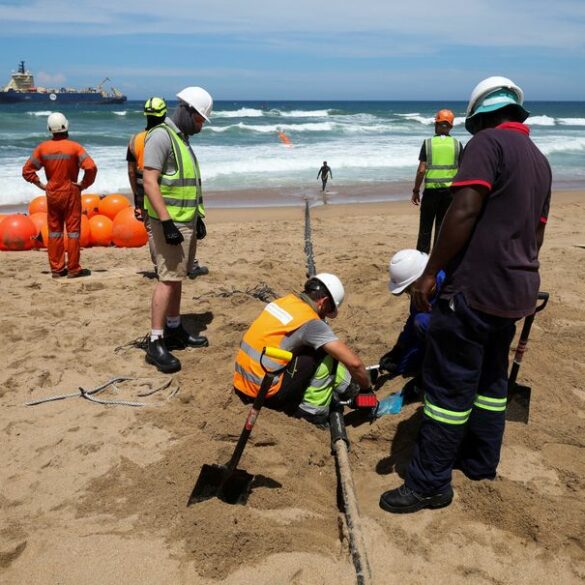 Us backs pacific undersea internet cable amid china competition - photo licensed by shore news network.