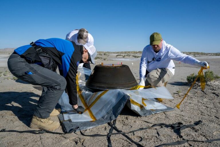 Nasa unveils newly returned carbon-rich asteroid sample - photo licensed by shore news network.