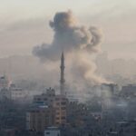 Ongoing conflict between Israel and the Palestinian Islamist group Hamas