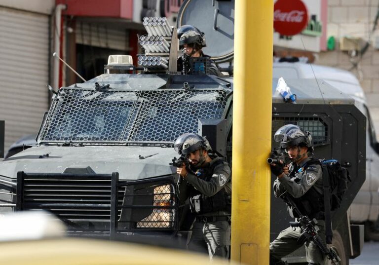 Israeli forces kill three palestinian gunmen who killed soldier - photo licensed by shore news network.