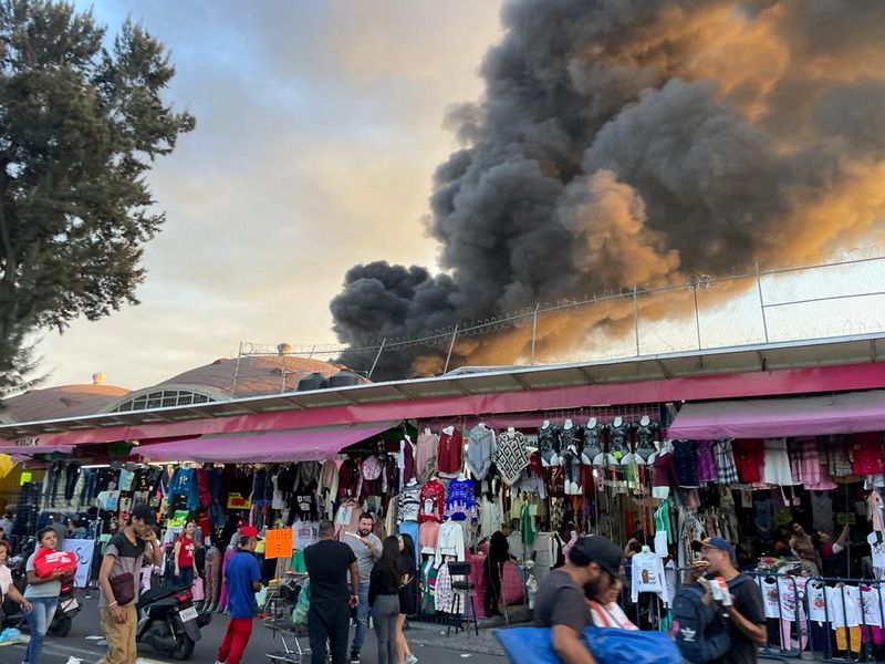 Massive downtown Mexico City fire nearly under control