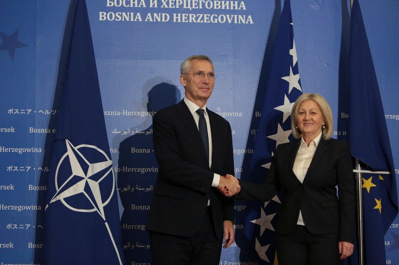 NATO's Stoltenberg concerned by secessionist rhetoric in Bosnia