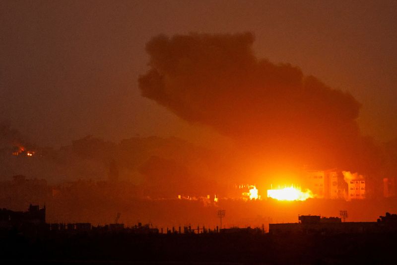 US VP Harris calls for restraint as Israel strikes southern Gaza