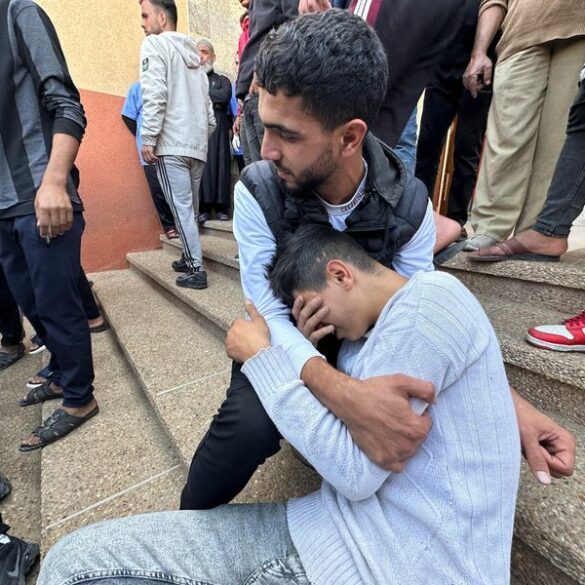 Wounded and dead overwhelm southern gaza hospital on third day of renewed war - photo licensed by shore news network.