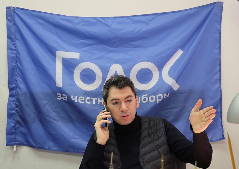 Head of Russian election monitoring group to be kept in jail until vote is over - court