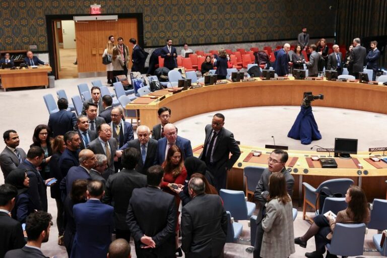 Un vote on gaza delayed another day amid talks to avoid us veto - photo licensed by shore news network.