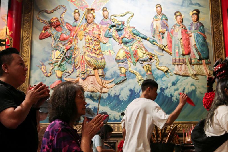 China wields 'peace goddess' religion as weapon in Taiwan election