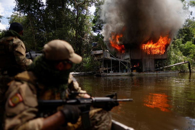 Brazil cracks down as wildcat miners in the Amazon shift their operations
