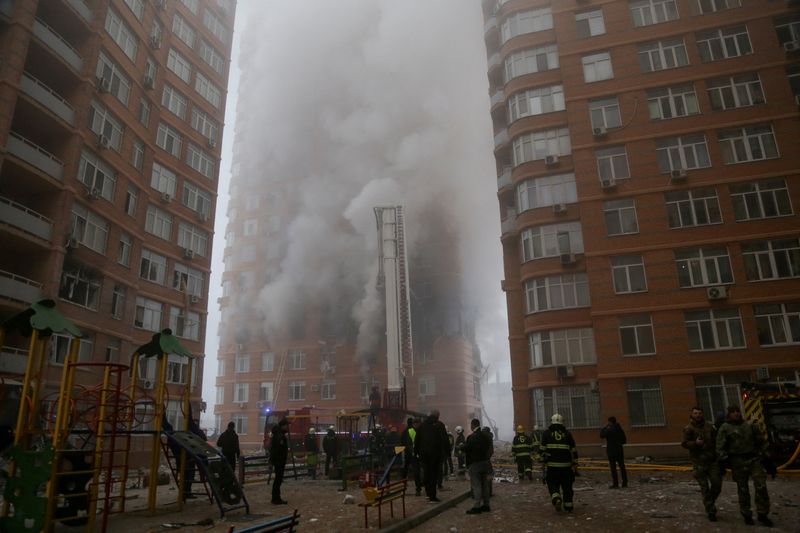 Russia's biggest air attack of war kills 31 in Ukraine, officials say