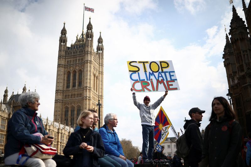 Activists gather for Earth Day, urge action to avoid 'dystopian' future