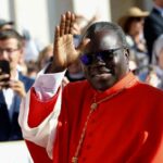 Pope Francis leads a consistory ceremony
