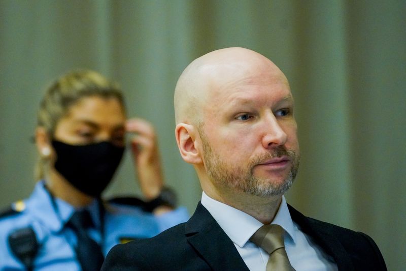 Mass killer Breivik still dangerous and should stay isolated in Norway jail, court hears