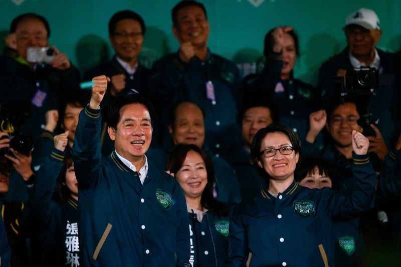 Taiwan's new president faces 'tough' time with China pressure, no parliament majority