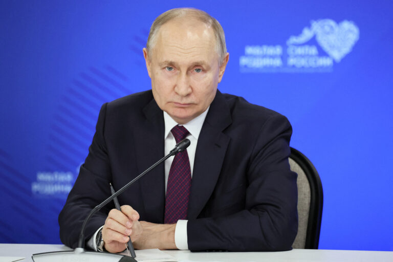 Putin says ukraine's statehood at risk if pattern of war continues - photo licensed by shore news network.