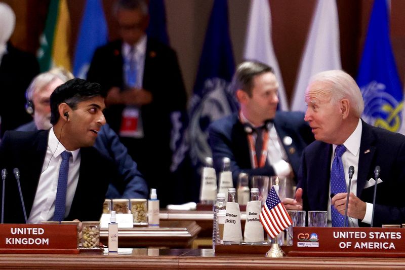 Biden, UK PM Sunak spoke about Middle East, Ukraine on Monday