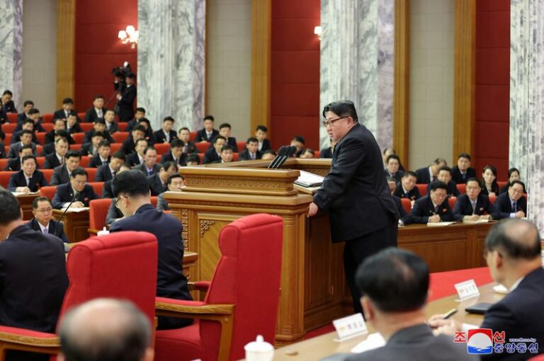 North korea's kim warns failure to provide food a 'serious political issue' - photo licensed by shore news network.