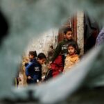 Aftermath of Israeli strikes, amid the ongoing conflict between Israel